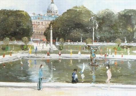 Paris Scene oil painting